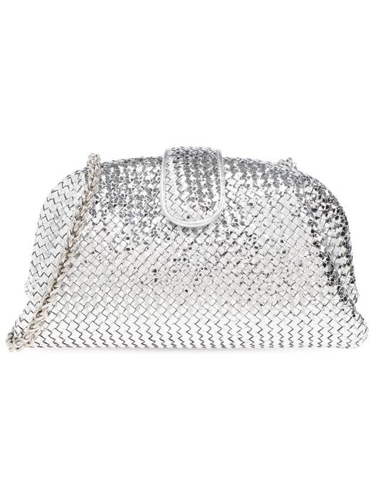Bottega Veneta Bottega Veneta Shoulder Bag Lauren 1980 Medium, Women's, Silver