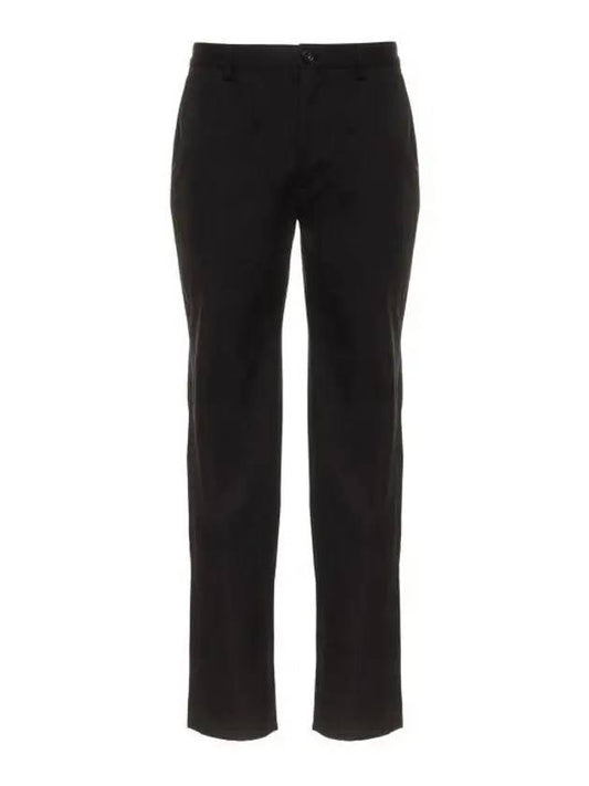 Burberry Slim Fit Cotton Chino Straight Pants Black