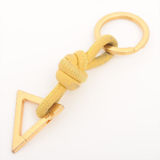 Bottega Veneta  Charm GP Leather G× Yellow Earl