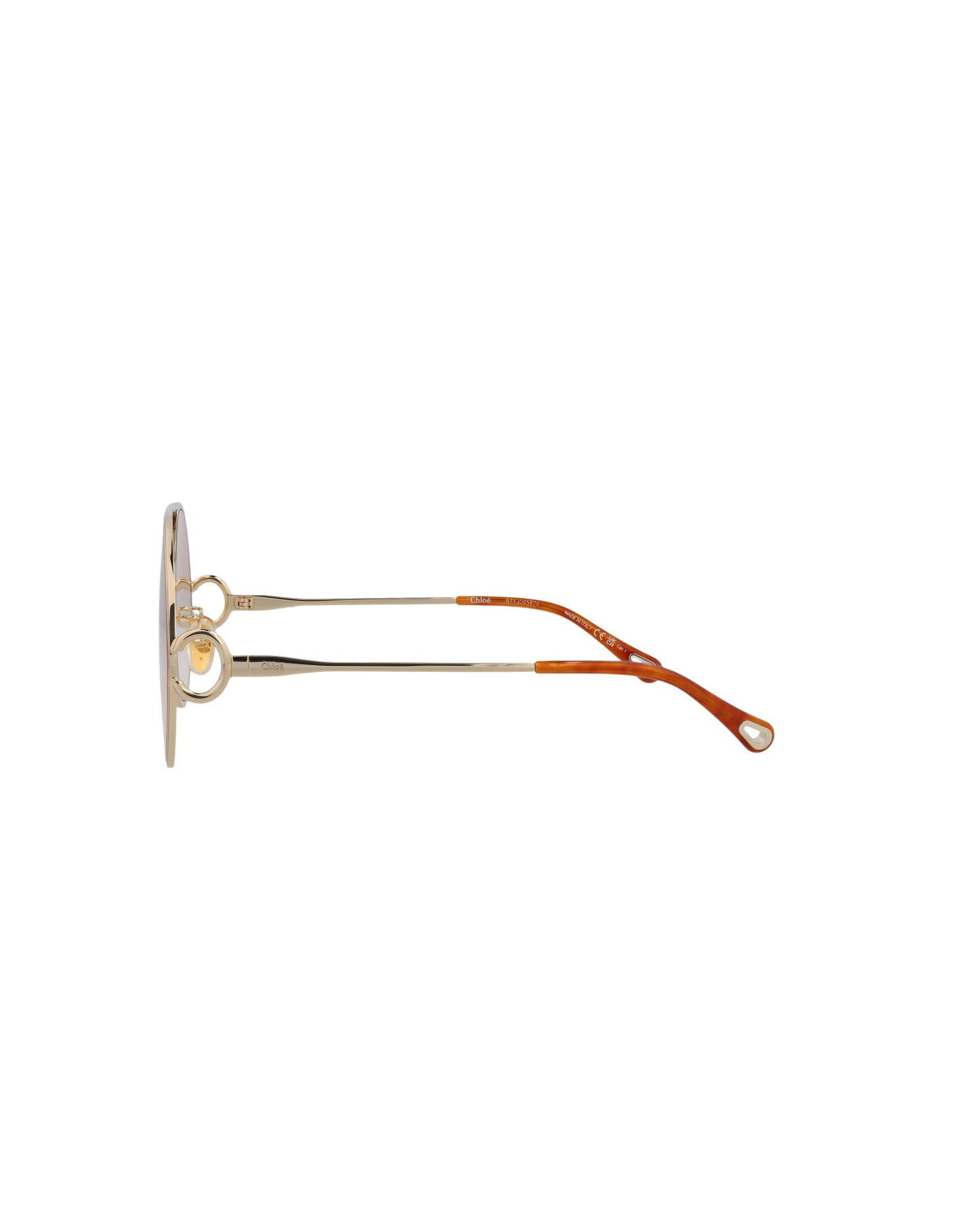 Aviator-Frame Metal Sunglasses