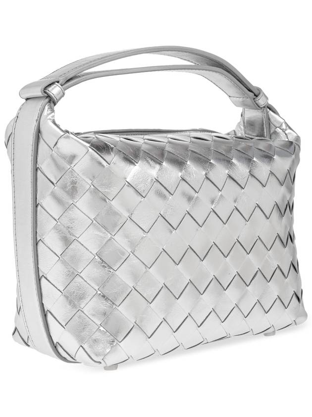 Bottega Veneta Bottega Veneta Handbag Mini Wallace, Women's, Silver