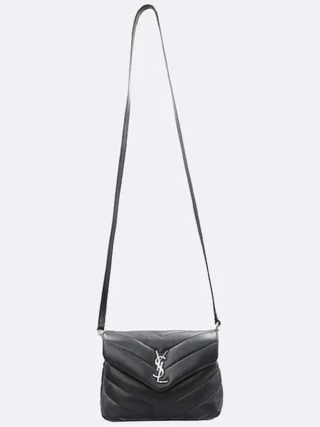 Saint Laurent 630951 LOULOU toy cross bag with black silver logo decoration