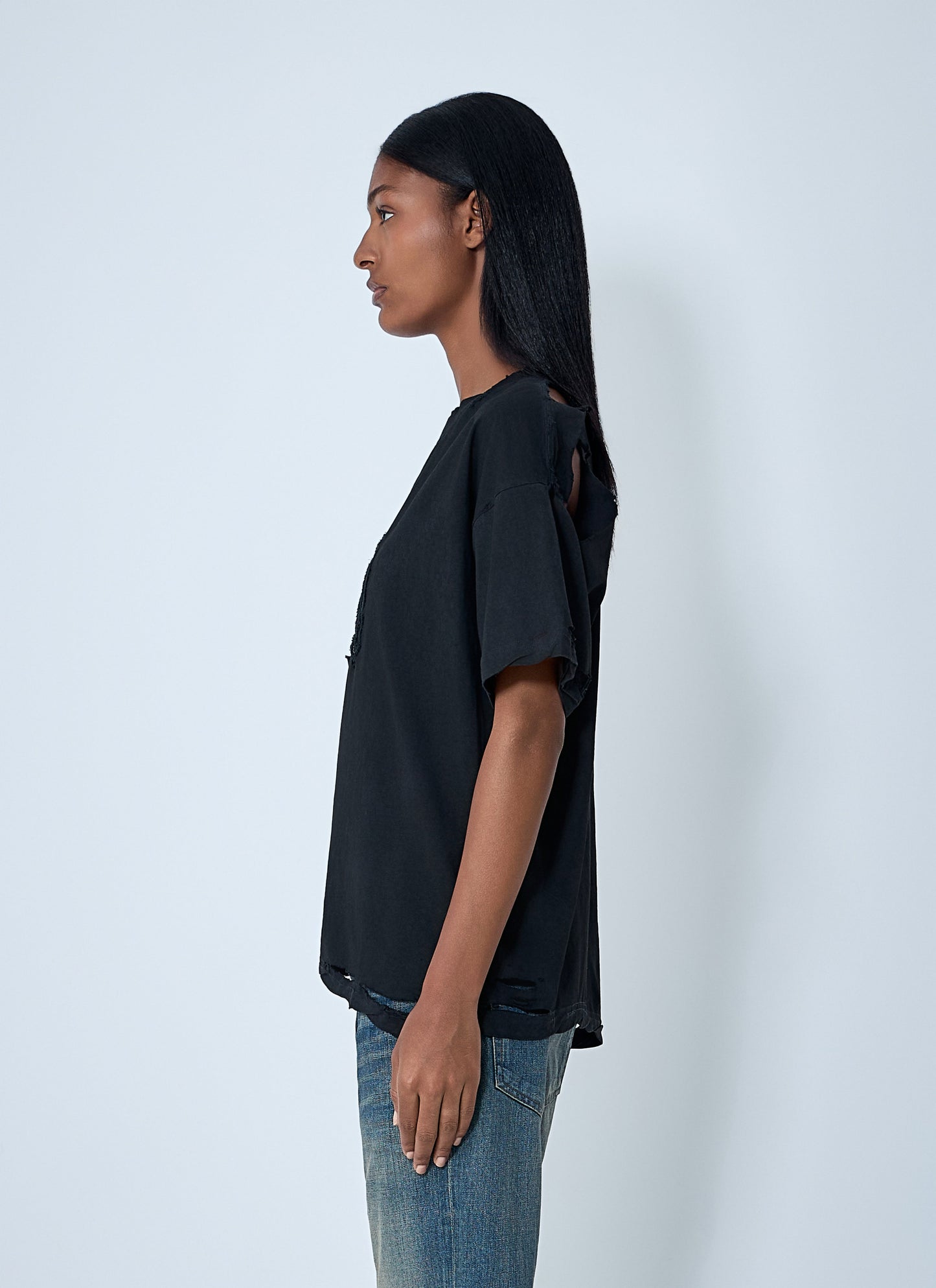 Balenciaga Women Logo Motif T-Shirt