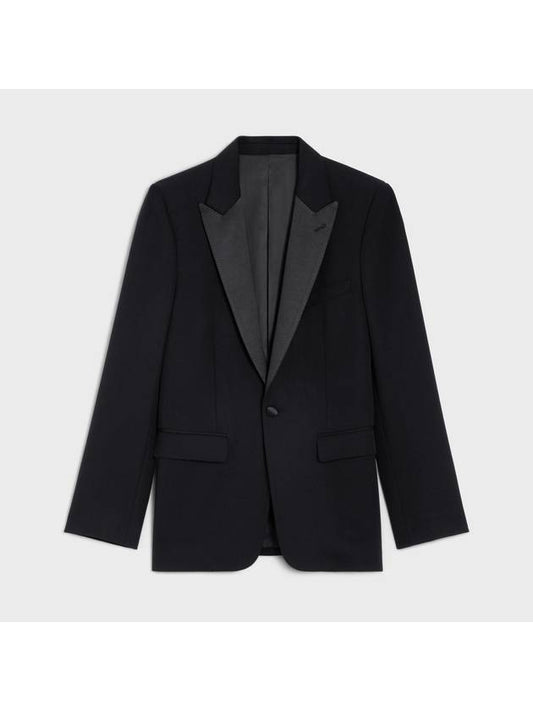 CELINE Classic Tux Blazer Wool Jacket Black