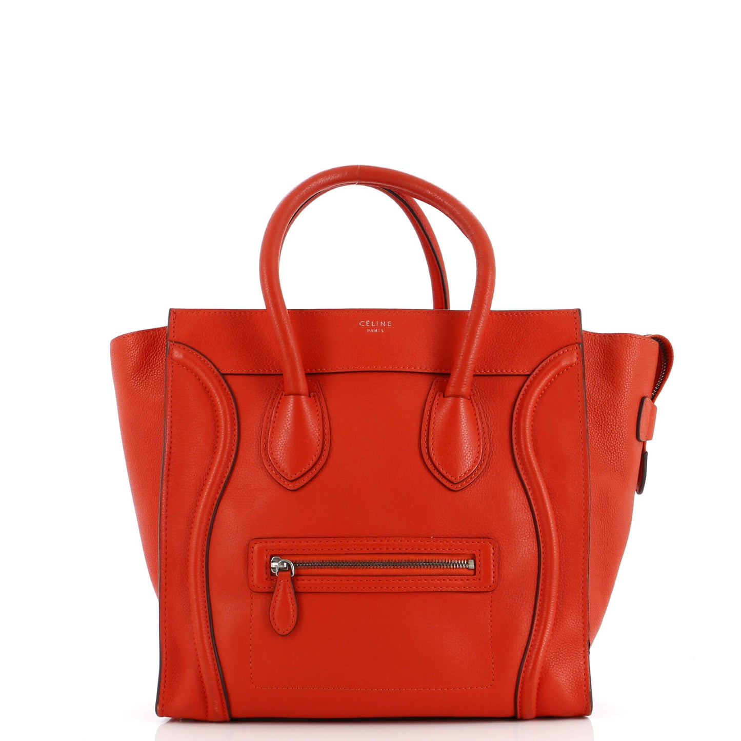 Celine Luggage Bag Grainy Leather Mini