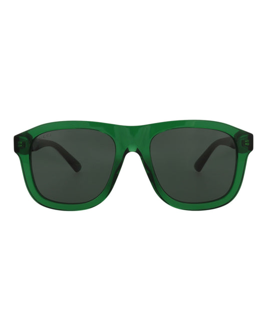 Aviator-Frame Recycled Acetate Sunglasses