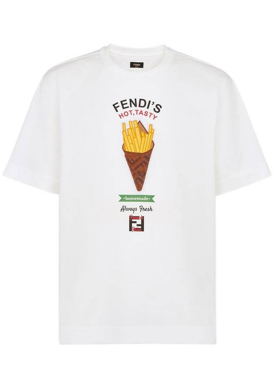 Fendi Fendi T-shirts and Polos White