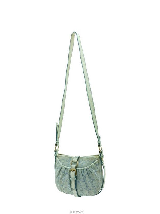 CELINE Blason vintage canvas mini cross bag