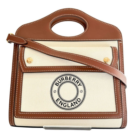 Burberry  Canvas Leather Handbag ()