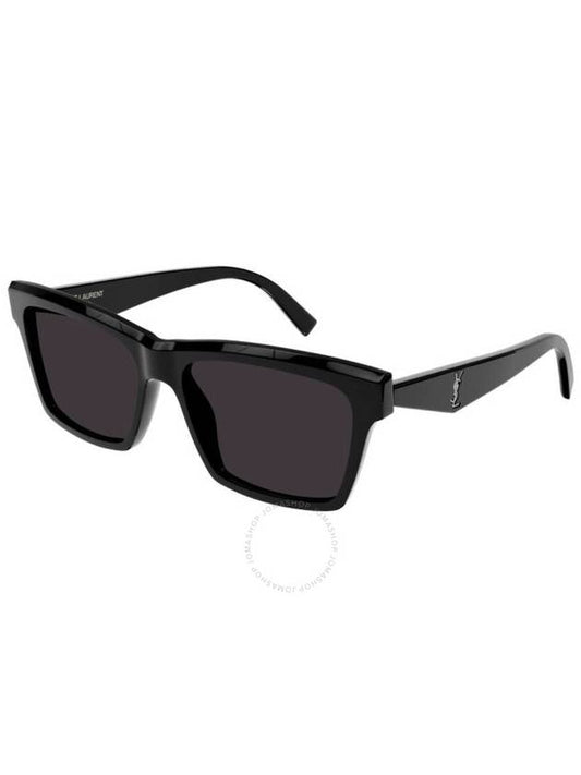 Saint Laurent Saint Laurent Grey Square Unisex Sunglasses SL M104 002 56