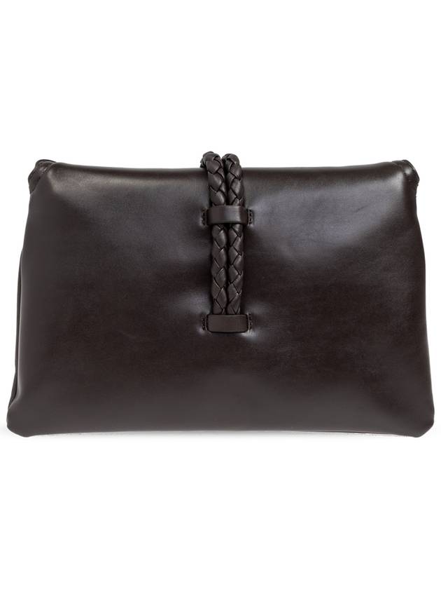 Bottega Veneta Liberta Small Leather Cross Bag Black