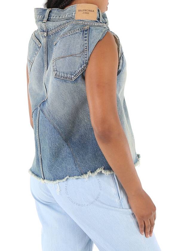 Balenciaga Women's Japanese Denim Sleeveless