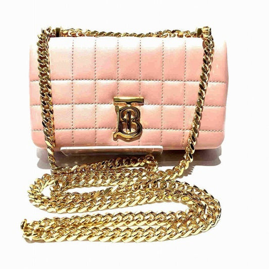 Burberry  Leather Handbag Shoulder Bag ()