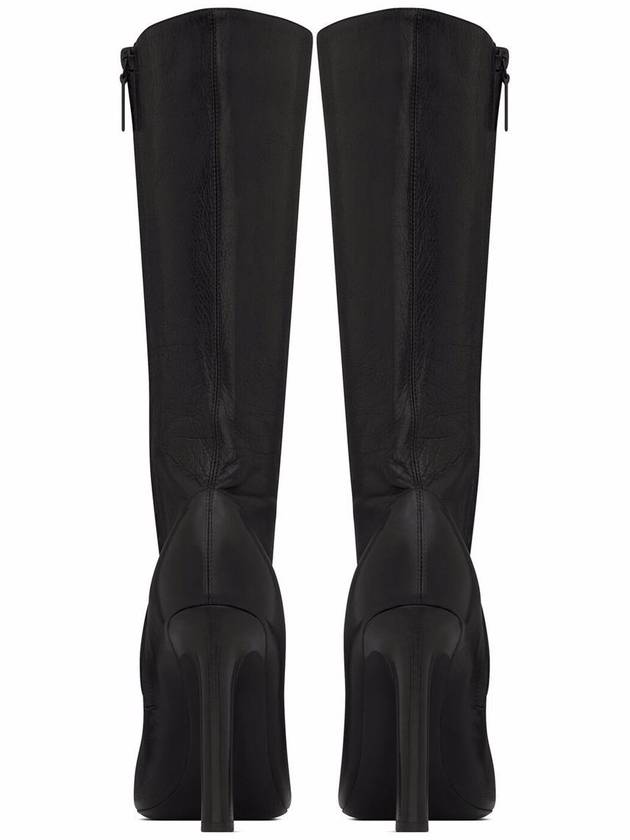 Saint Laurent Women's Camden Heel Long Boots Black