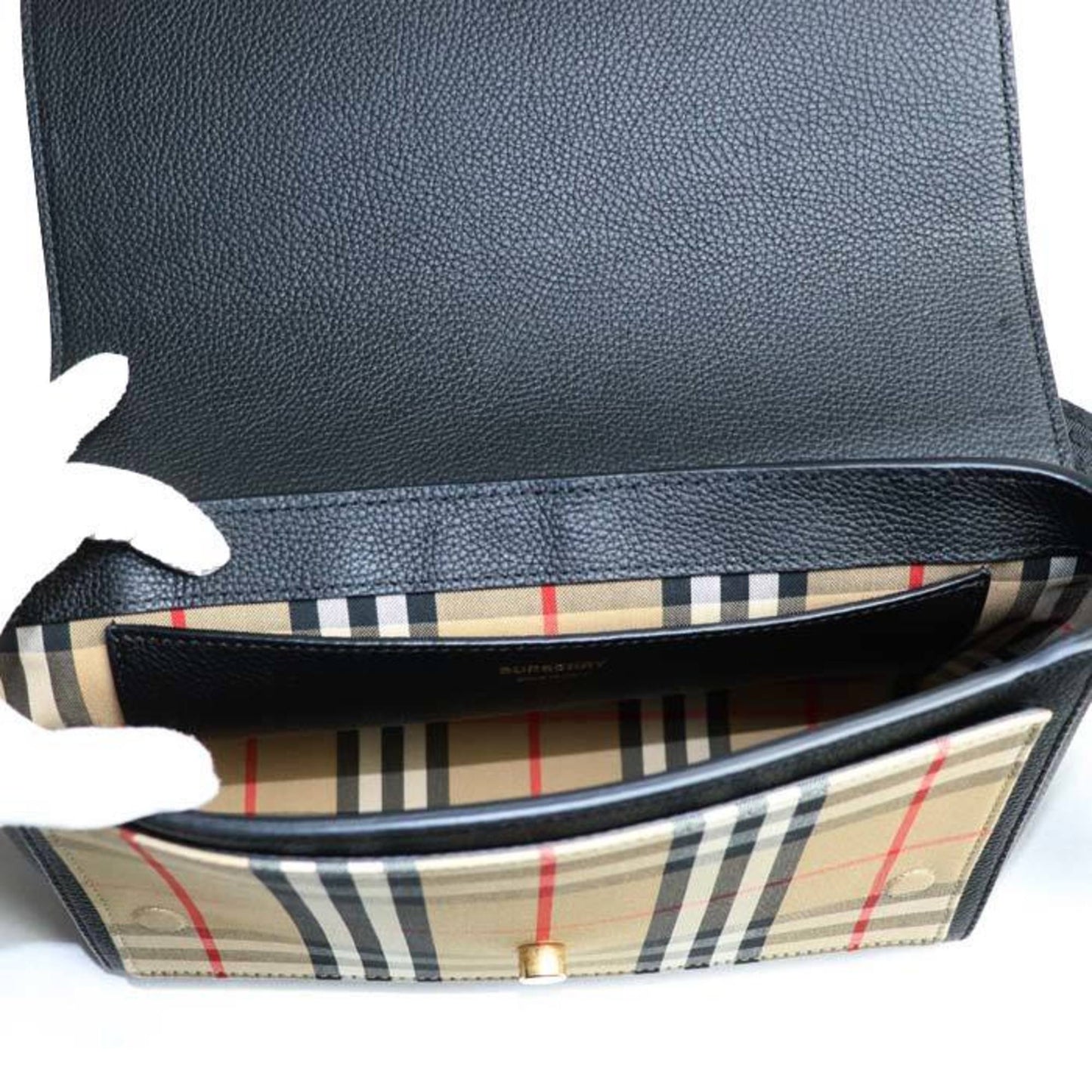Burberry  Cotton Leather Polyester Shoulder Bag ()