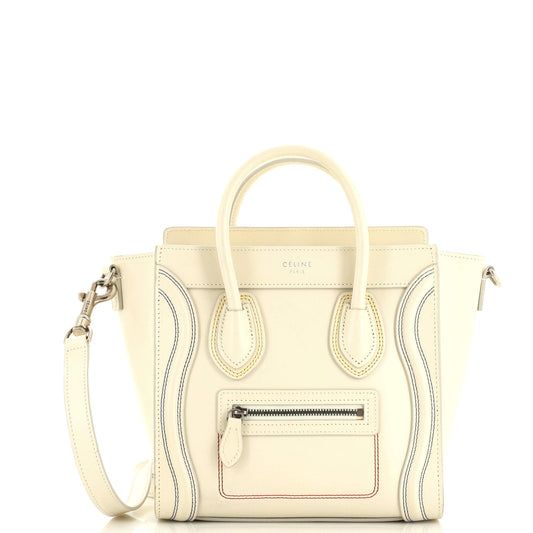 Celine Luggage Bag Smooth Leather Nano