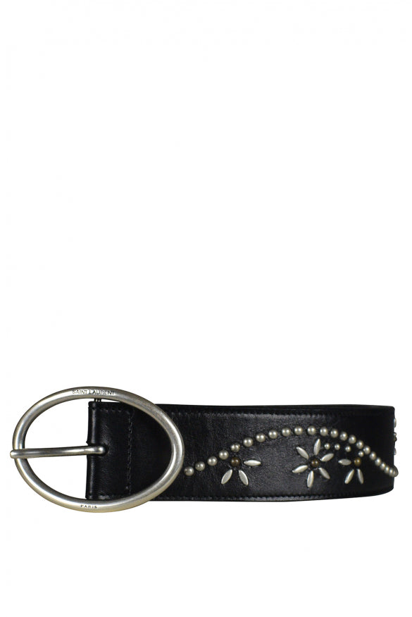 Saint Laurent Men Studded Belt