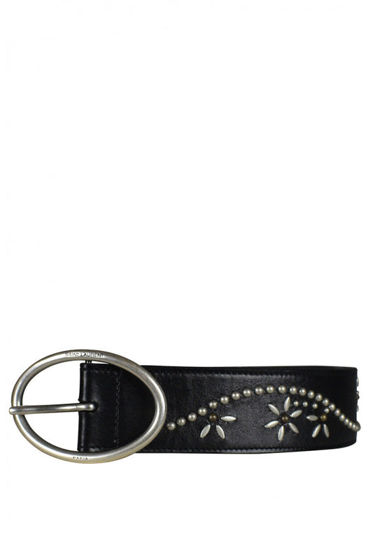 Saint Laurent Men Studded Belt