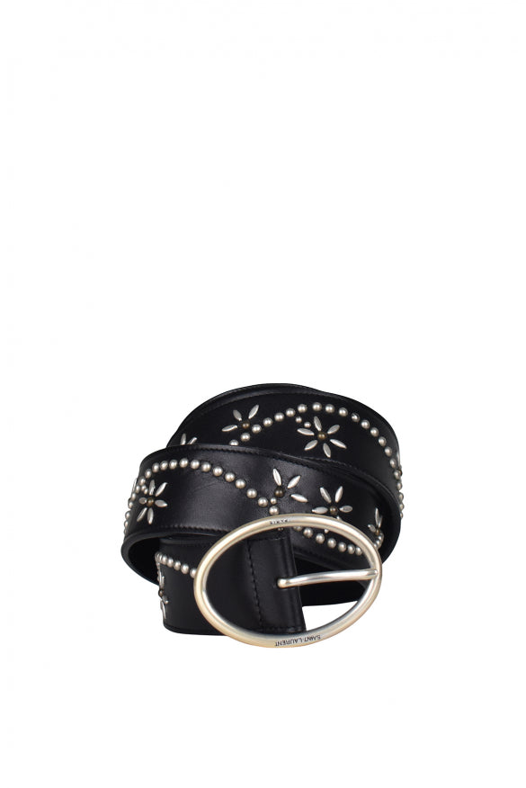 Saint Laurent Men Studded Belt