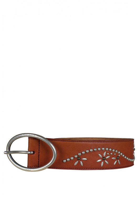 Saint Laurent Men Studded Belt
