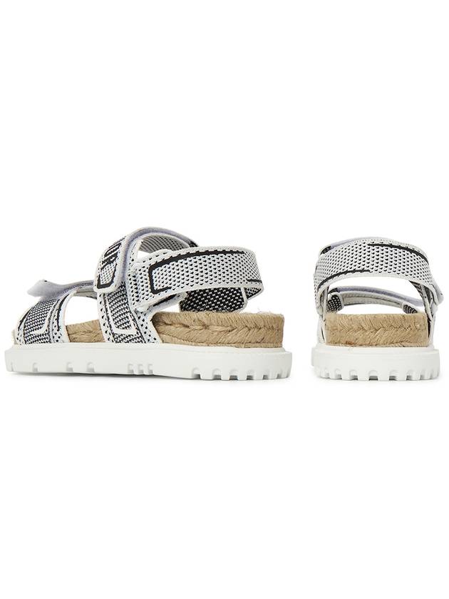 Act Technical Mesh Rubber Sandal White Dior