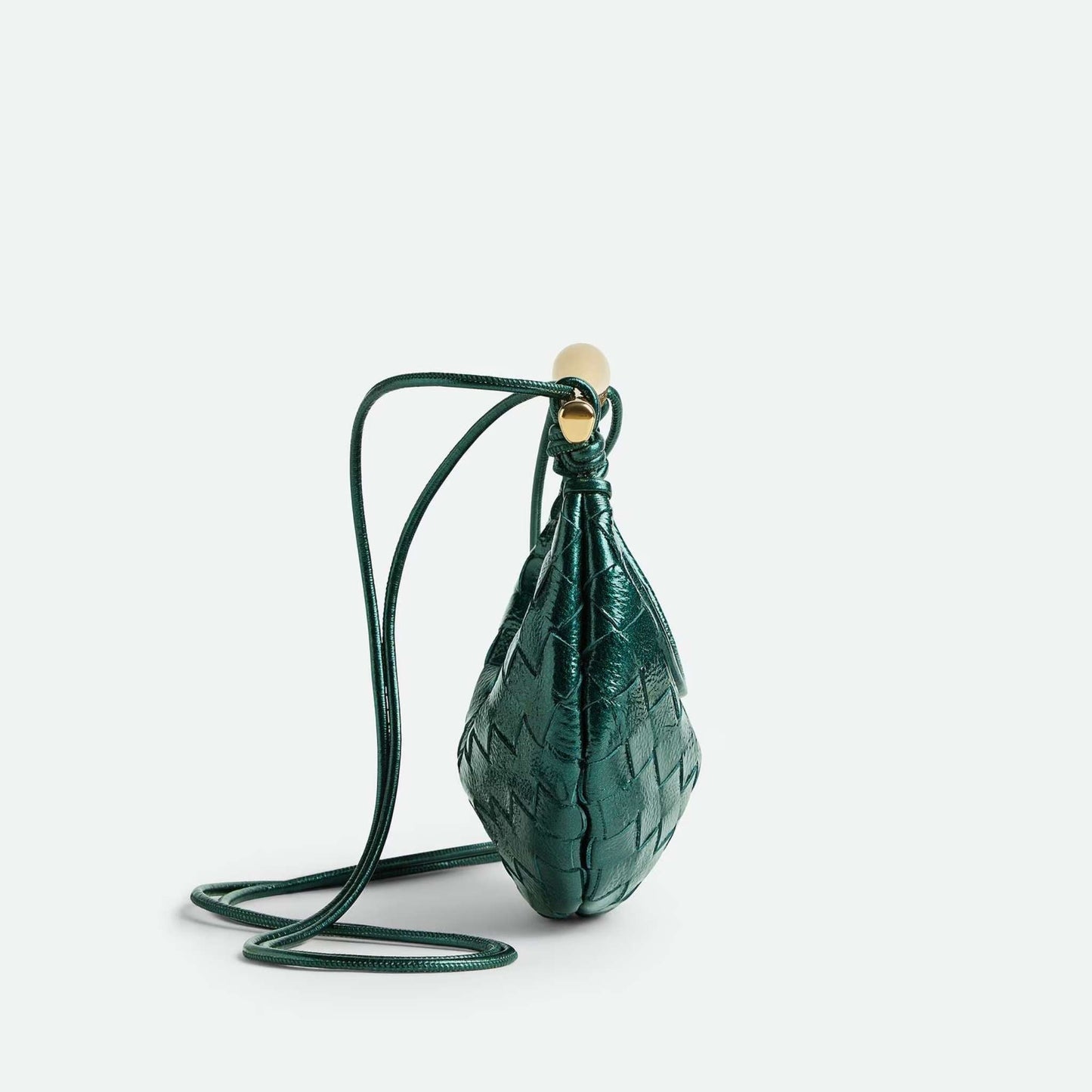 Baby Sardine Intrecciato Leather