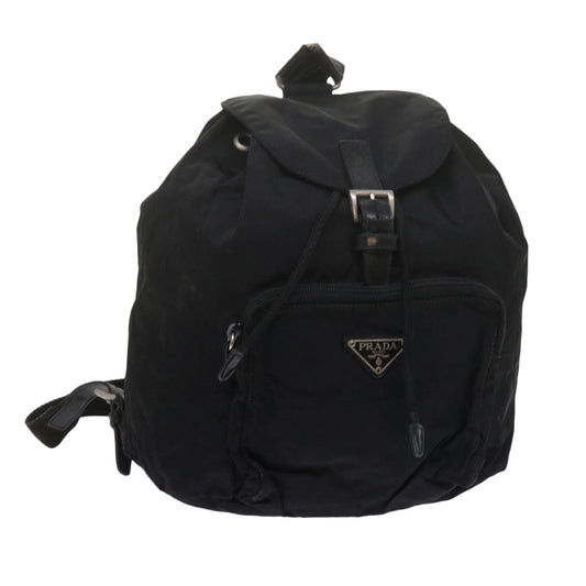 PRADA Backpack Nylon Black  bs10722