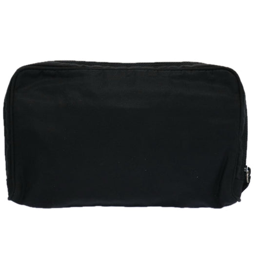 PRADA Pouch Nylon Black  bs10893