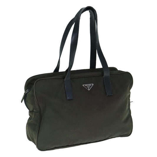 PRADA Hand Bag Nylon Khaki  bs11036