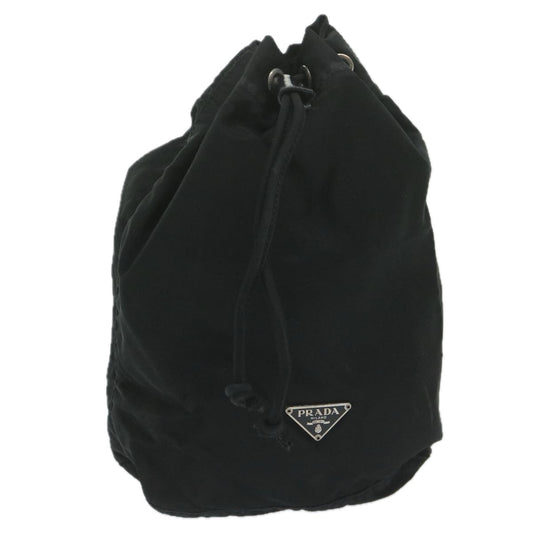 PRADA Pouch Nylon Black  bs11414