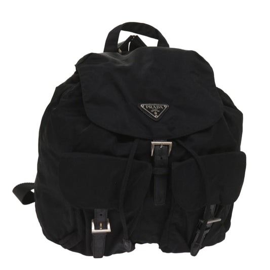 PRADA Backpack Nylon Black  bs11701