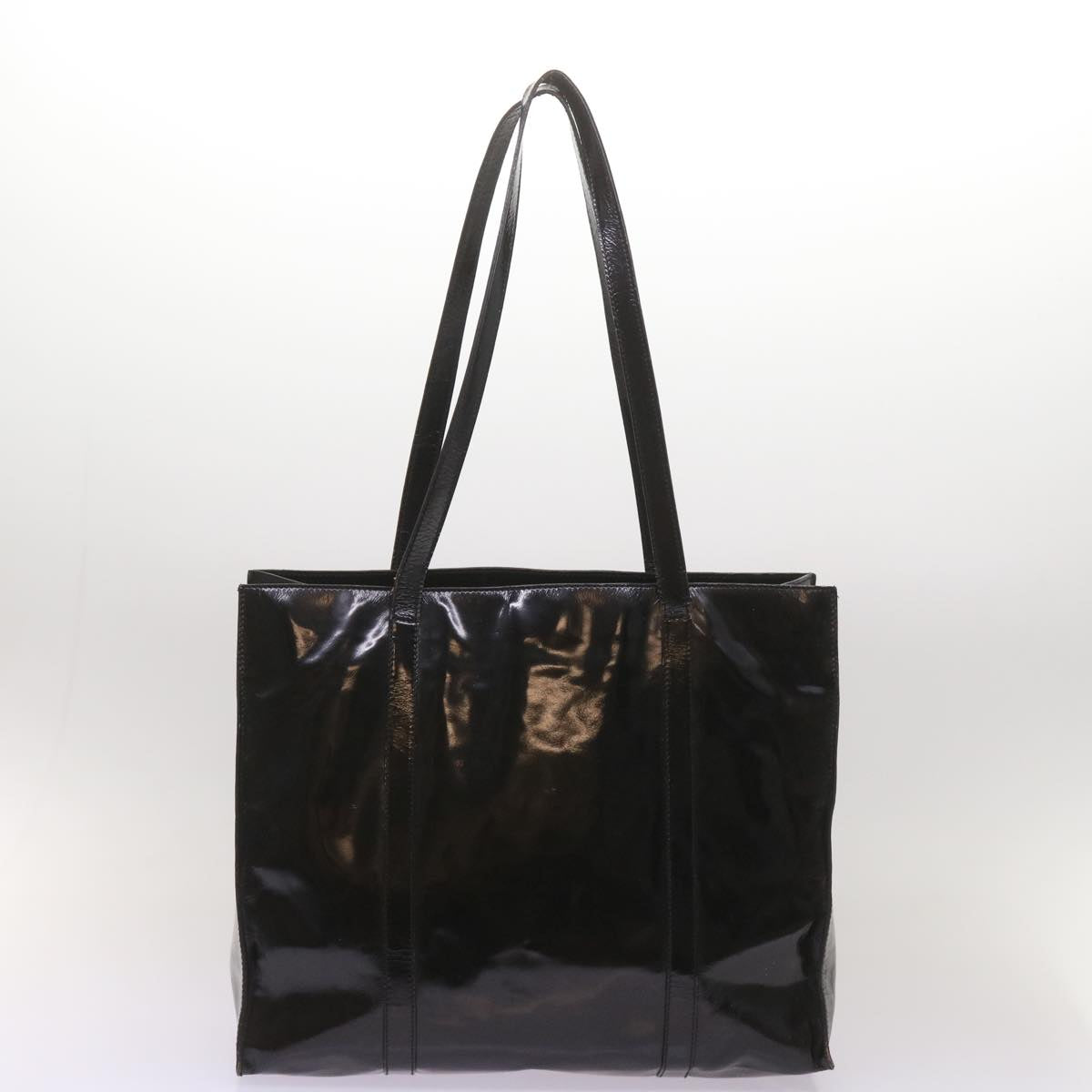 PRADA Tote Bag Leather Nylon 2Set Black Pink  bs12172