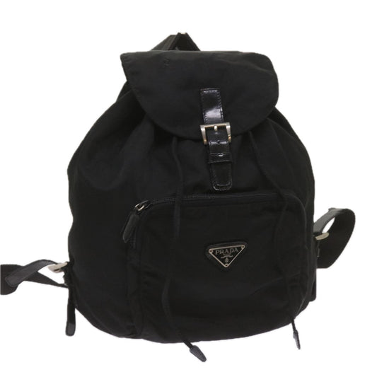 PRADA Backpack Nylon Black  bs12506