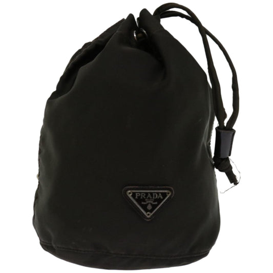 PRADA Pouch Nylon Brown  bs12528