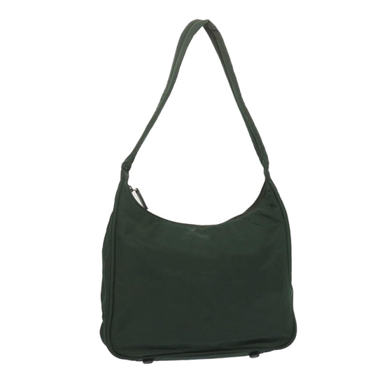 PRADA Shoulder Bag Nylon Green  bs12815