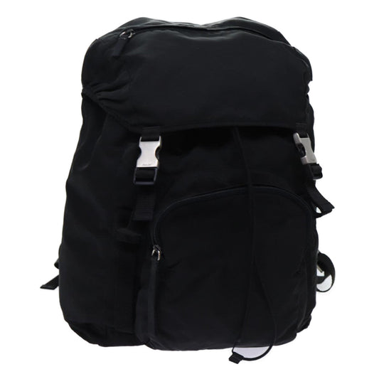 PRADA Backpack Nylon Black  bs12816