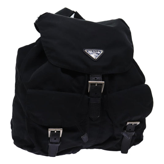 PRADA Backpack Nylon Black  bs12817