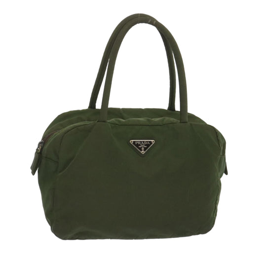 PRADA Hand Bag Nylon Green  bs12826