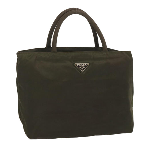 PRADA Hand Bag Nylon Khaki  bs12828