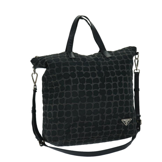 PRADA Shoulder Bag Nylon 2way Black  bs12865