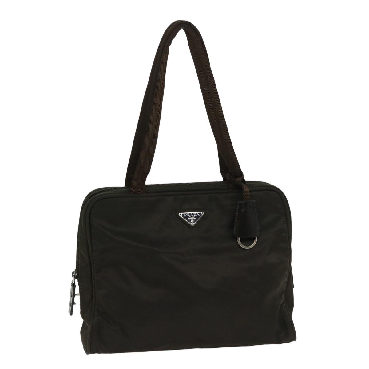 PRADA Shoulder Bag Nylon Khaki  bs12906