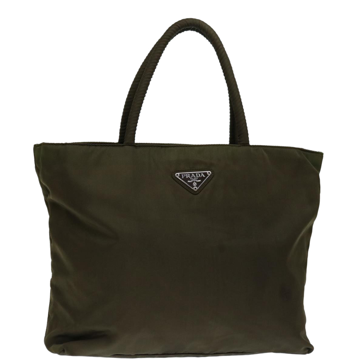 PRADA Hand Bag Nylon Khaki  bs12944