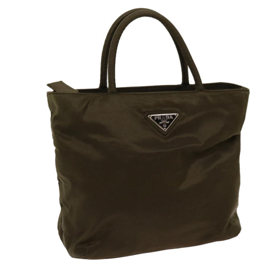 PRADA Hand Bag Nylon Khaki  bs13010