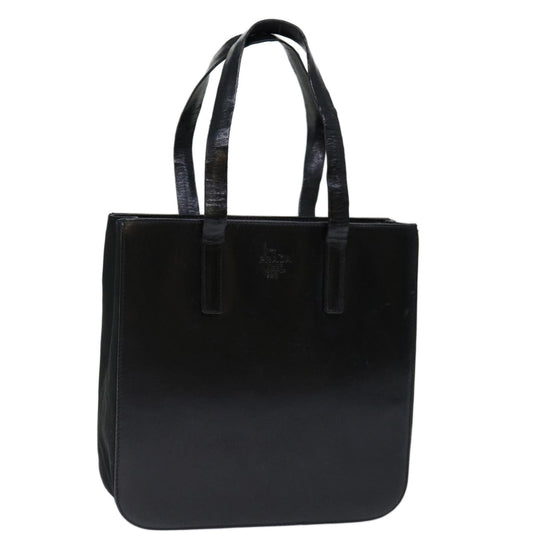 PRADA Hand Bag Leather Black  bs13078