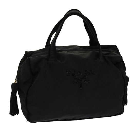PRADA Hand Bag Nylon Black  bs13129