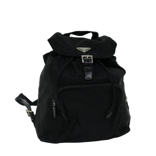 PRADA Backpack Nylon Black  bs13133