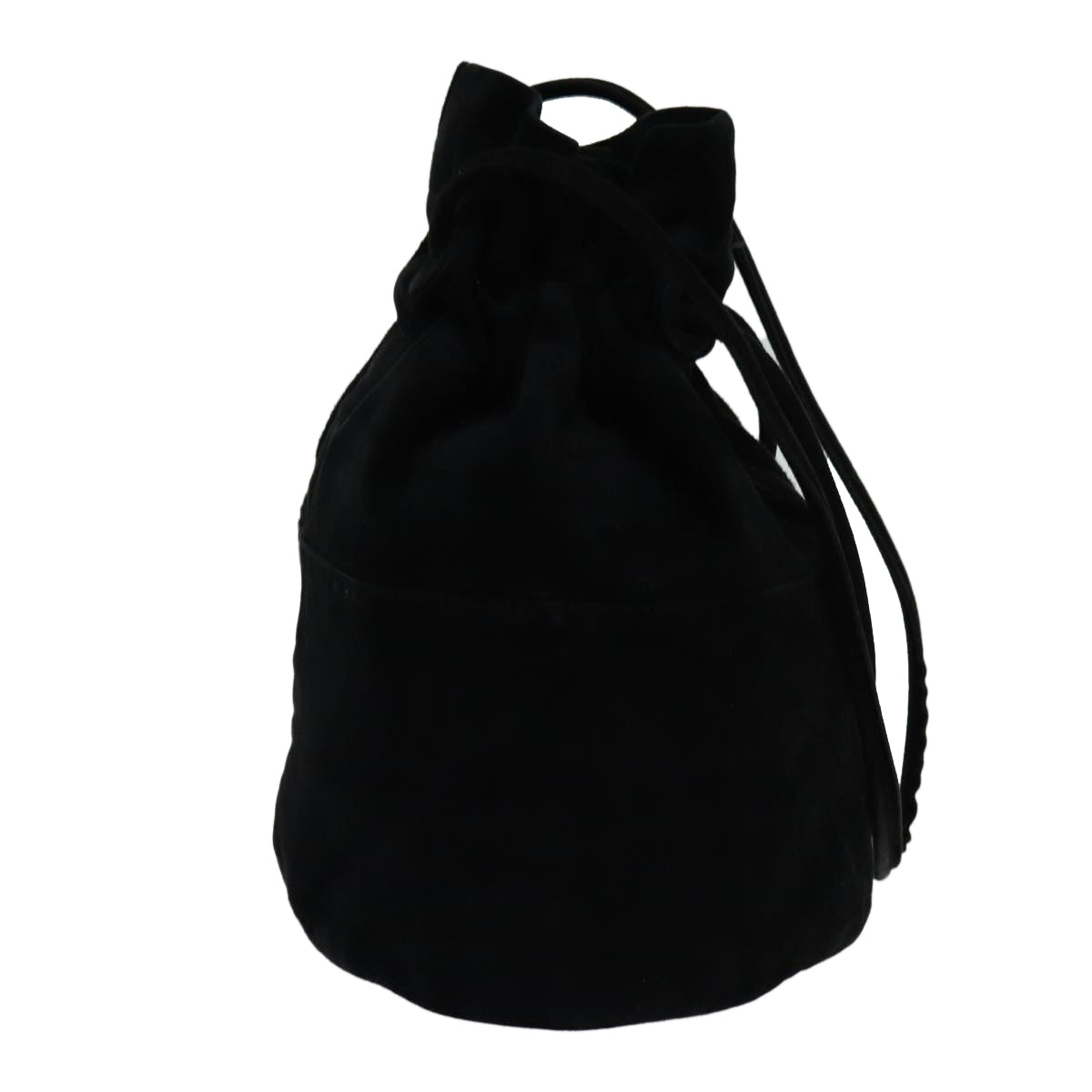 PRADA Purse Shoulder Bag Suede Black  bs13201