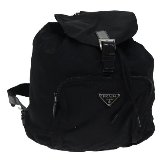 PRADA Backpack Nylon Black  bs13203