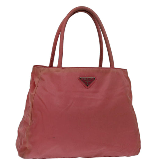 PRADA Hand Bag Nylon Pink  bs13247