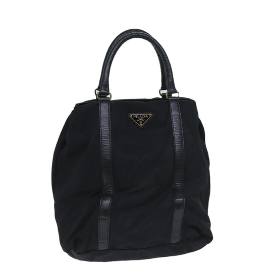 PRADA Hand Bag Nylon Black  bs13283
